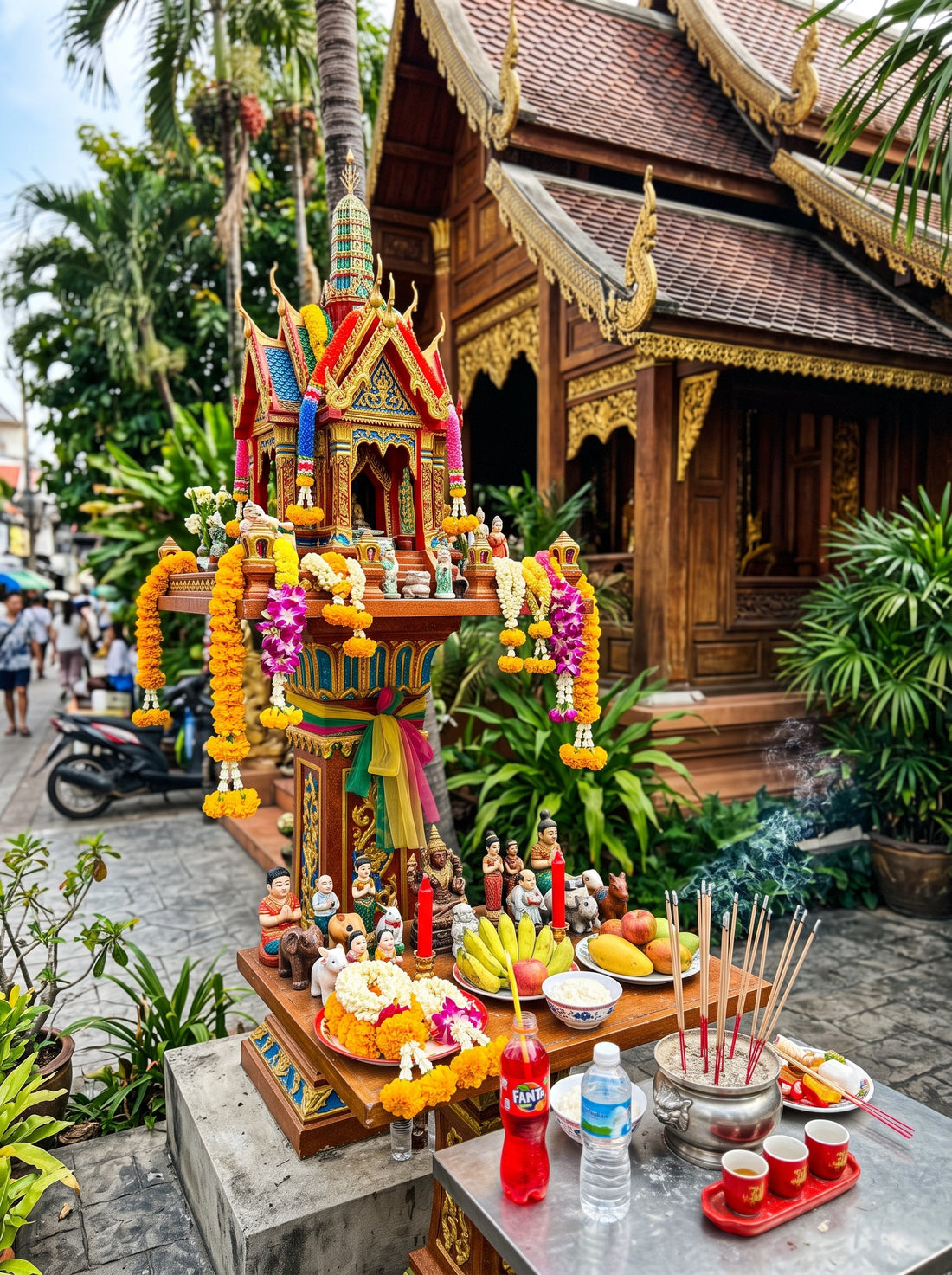 Die kleinen Häuser vor jedem Gebäude: Thailands Geisterhäuser erklärt