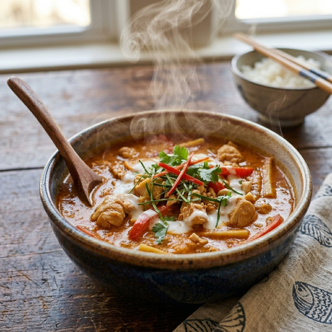 🇹🇭 Panang Curry – Cremiges Thai-Curry mit Schweinefleisch