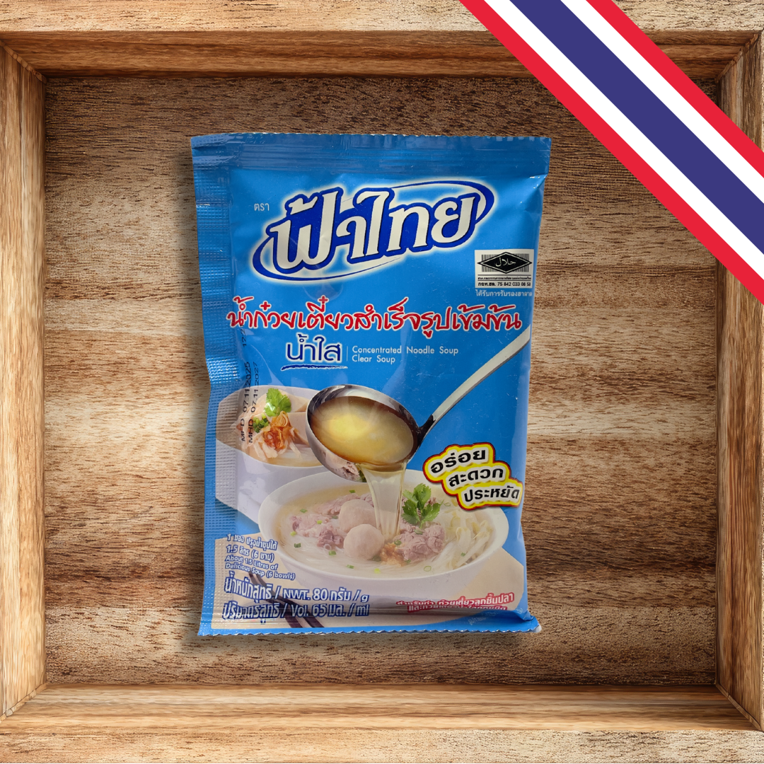 Fa Thai Nudelsuppen-Konzentrat – Klare Suppe (80g)