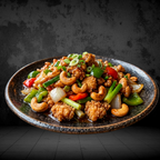 Original Thai-Zutaten für Cashew-Hähnchen (Gai Pad Med Mamuang Himmaphan)