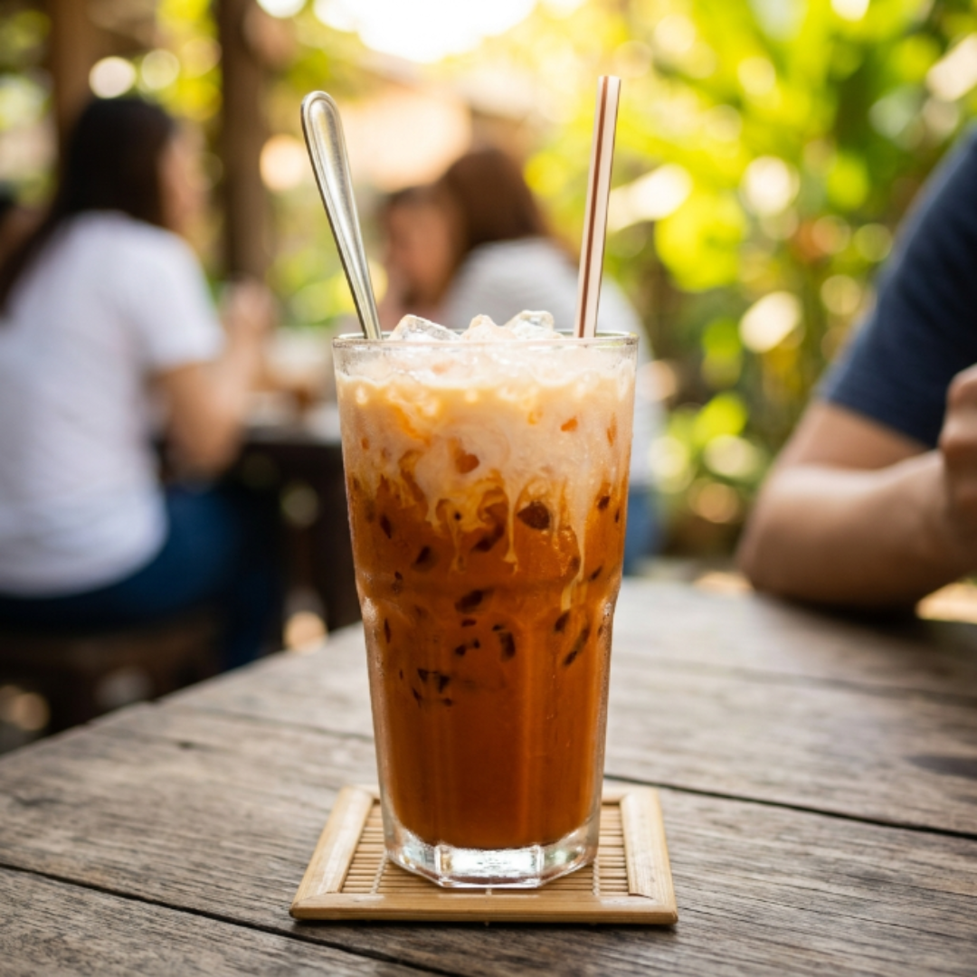 Ranong Double Shot Thai Tea Latte