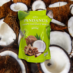 Kaew Crispy Coconut Rolls – Pandanus (100g)