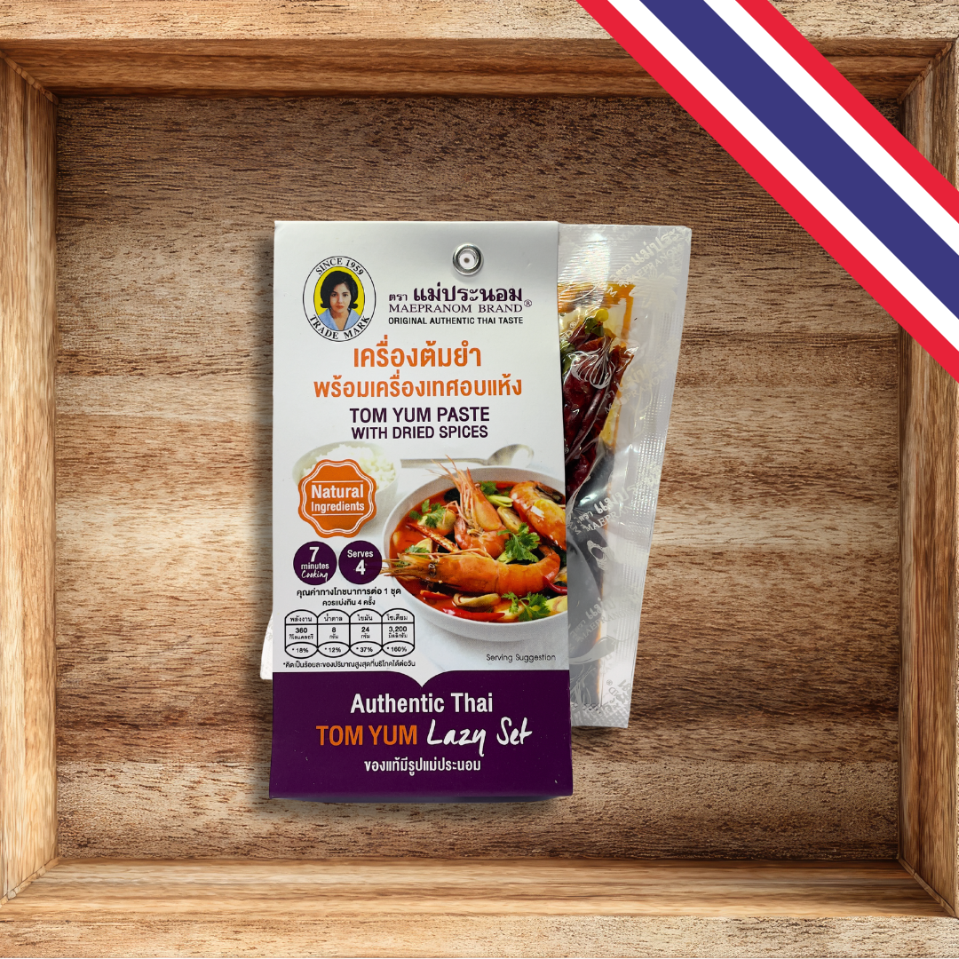 Maepranom Tom Yum Paste mit getrockneten Kräutern – Lazy Set (88g)