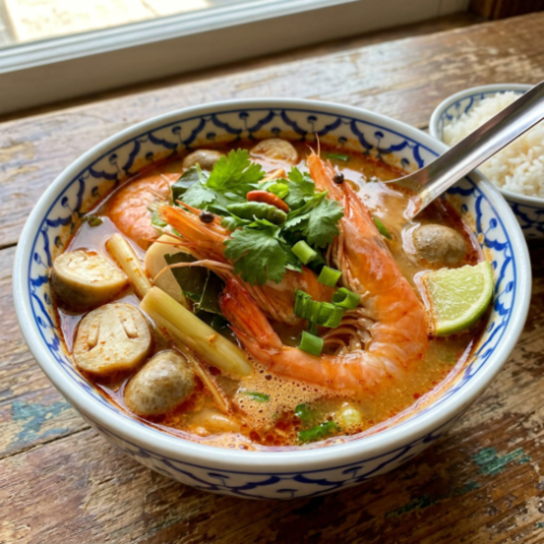 Maepranom Tom Yum Paste mit getrockneten Kräutern – Lazy Set (88g)