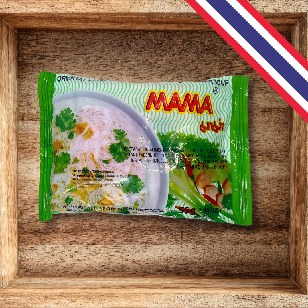 MAMA Instant Reisnudeln – Klare Suppe Orientalischer Art (55g)