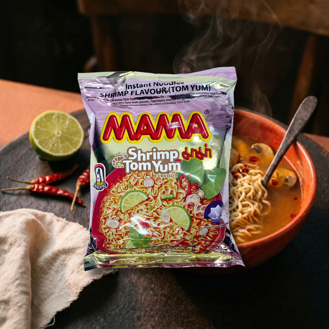 MAMA Instant Nudeln – Garnelen Tom Yum (60g)