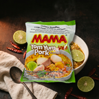 MAMA Instant Nudeln – Tom Yum Schweinefleischgeschmack (60g)