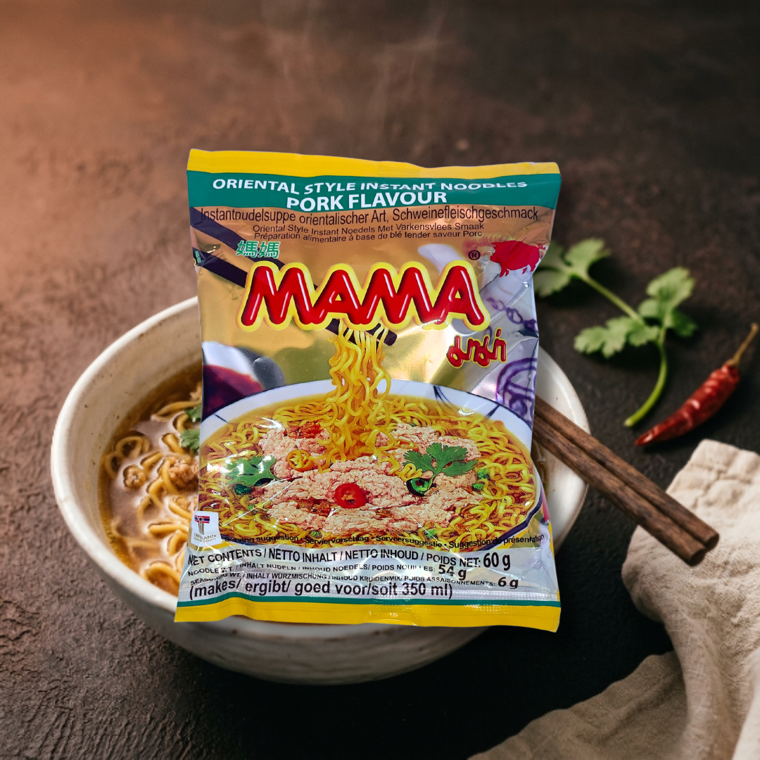 MAMA Instant Nudeln – Schweinefleischgeschmack (60g)