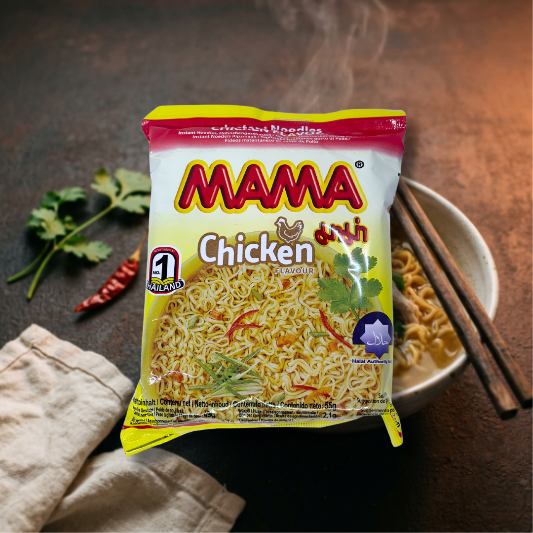 MAMA Instant Nudeln – Hühnchengeschmack (55g)