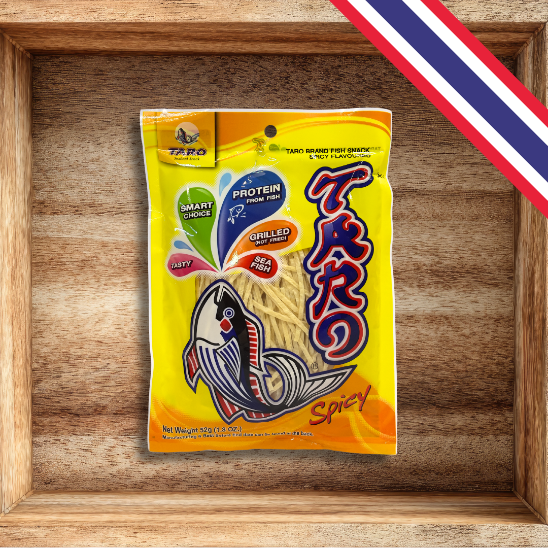 Taro Fischsnack – Scharf (Spicy Fish Snack)