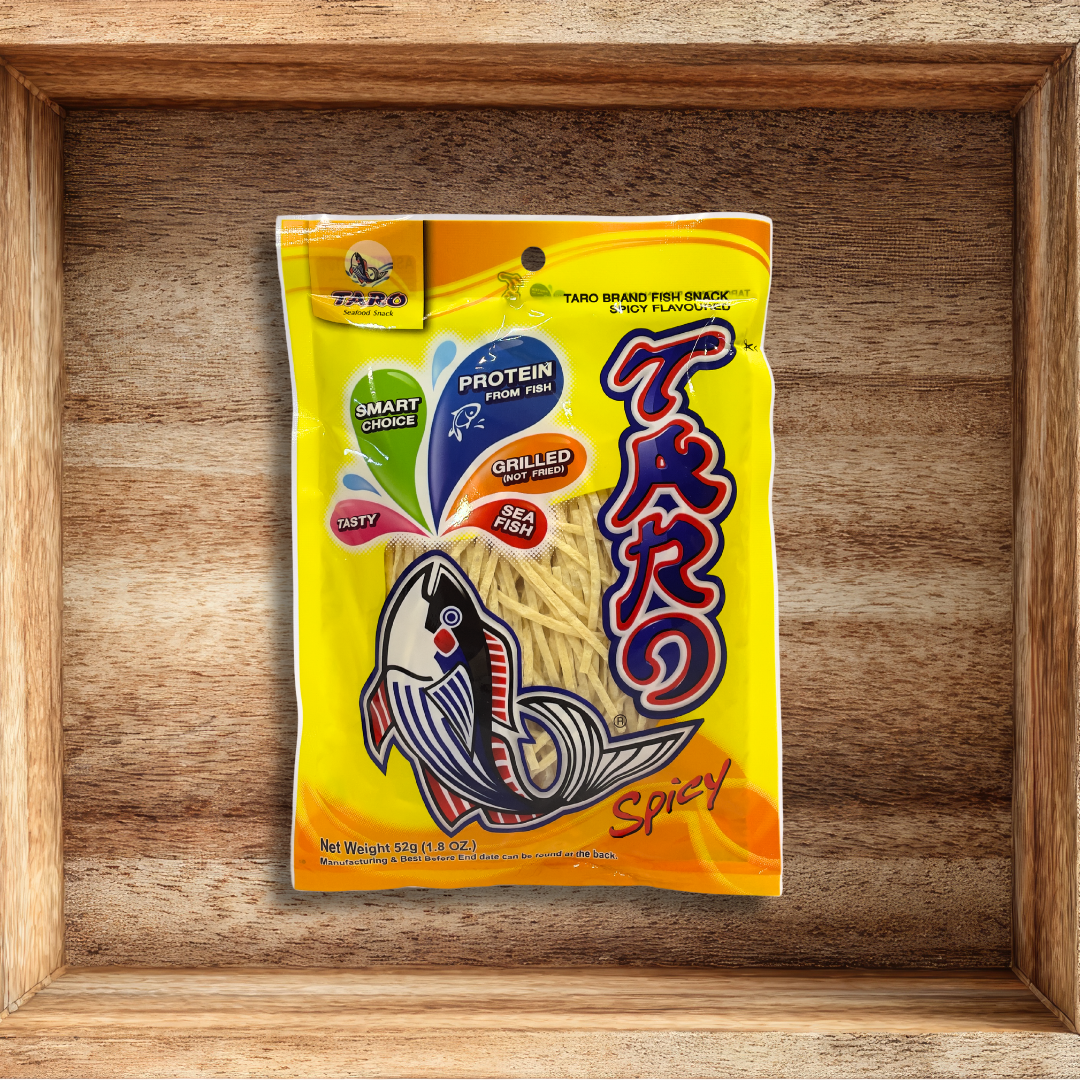 Taro Fischsnack – Scharf (Spicy Fish Snack)