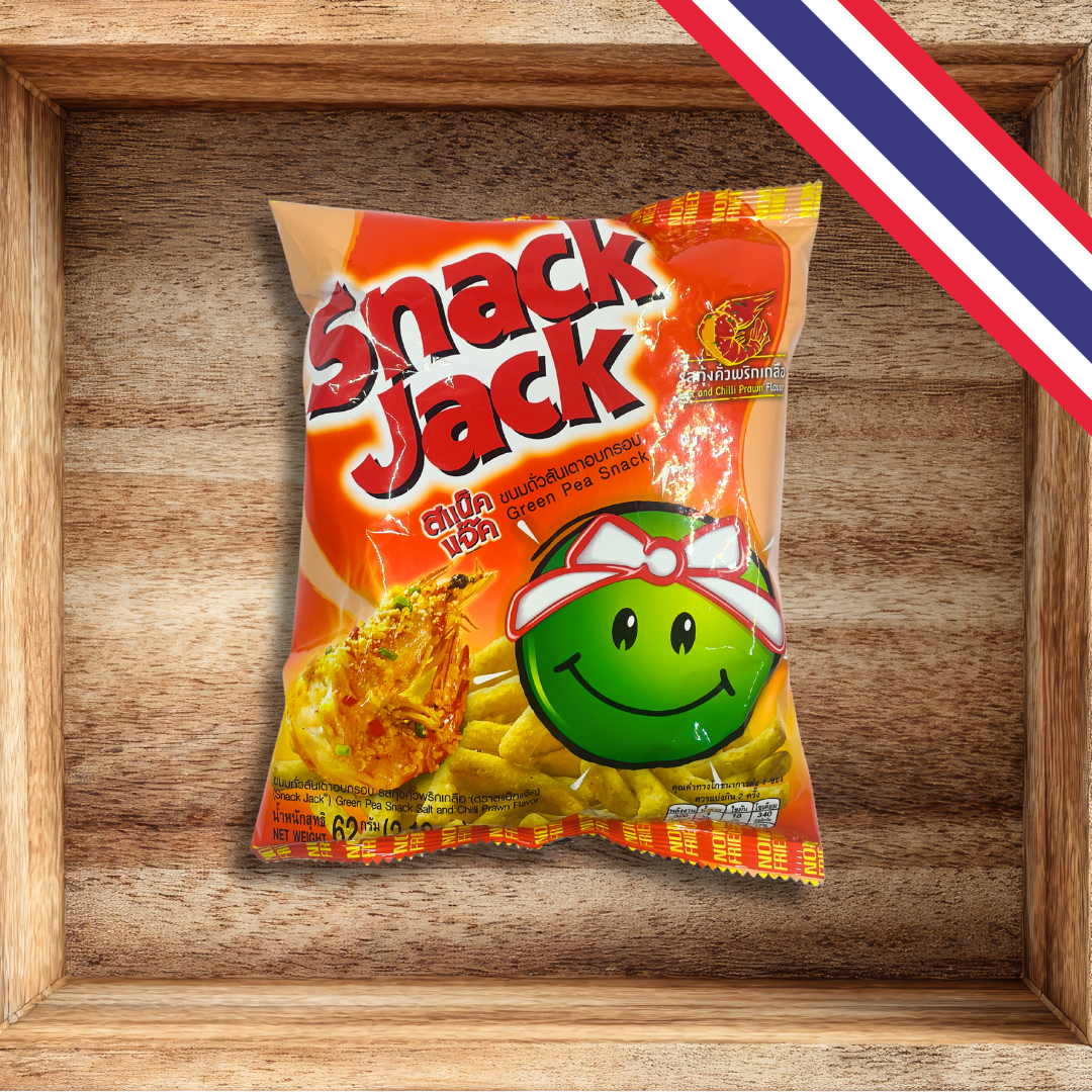 Snack Jack Erbsen-Snack – Salt & Chilli Prawn (62g)